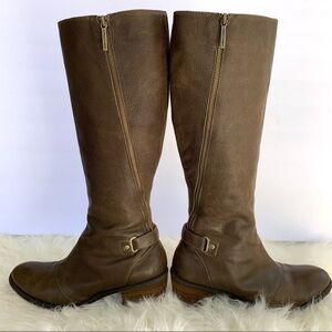Donald J. Pliner Dalee‎ brown leather riding tall boots ladies size &